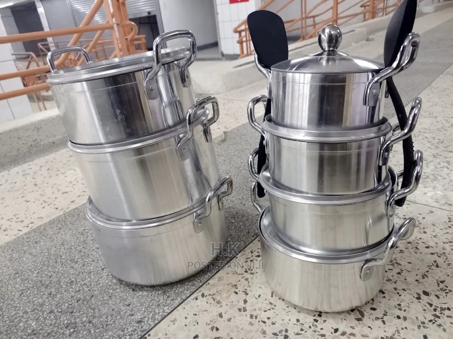 7pc Aluminum Set Pot