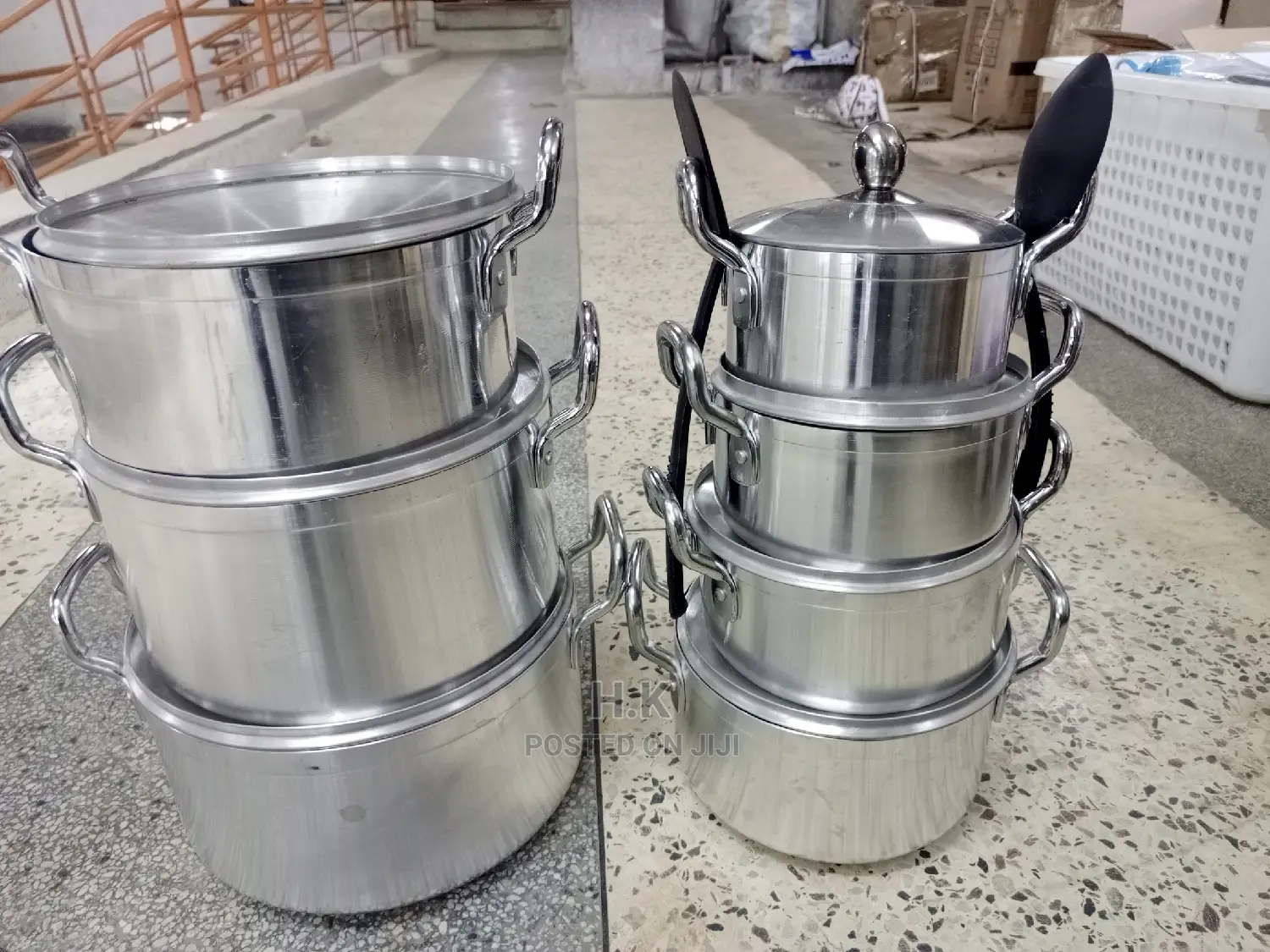7pc Aluminum Set Pot