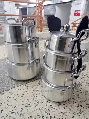 7pc Aluminum Set Pot