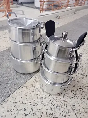 7pc Aluminum Set Pot
