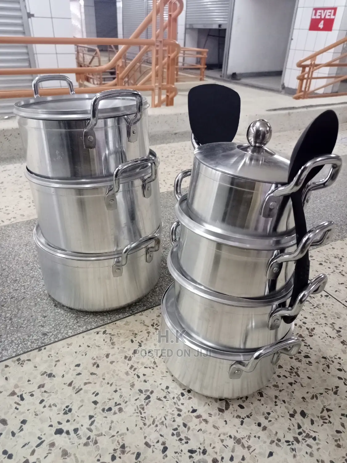 7pc Aluminum Set Pot