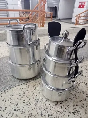 7pc Aluminum Set Pot