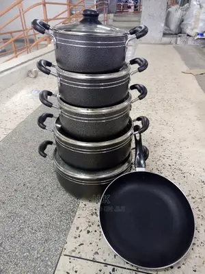 6pc Non Sticky Cooking Pot Set