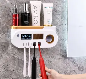 Uv Smart Toothpaste Dispenser and Toothbrush Holder