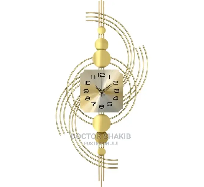 Modern Metal Wall Clock