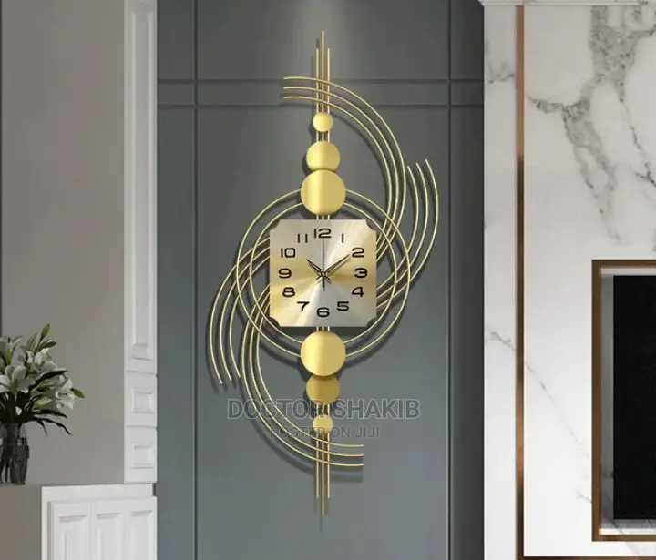 Modern Metal Wall Clock