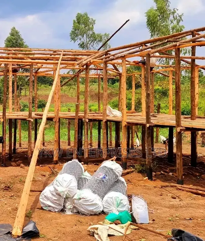 Construction of Modern Goat Structures.