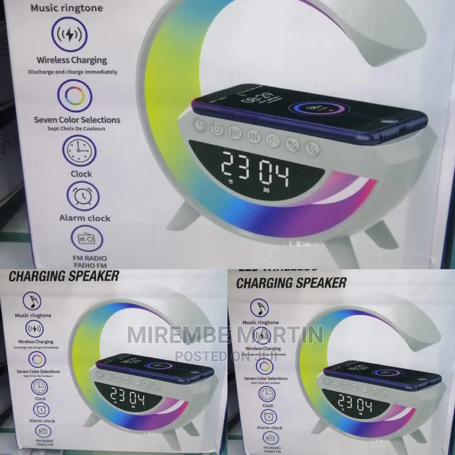 Bluetooth Wireless Charging Speaker