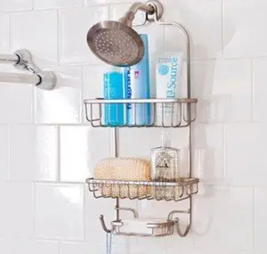 Hanging Stainless Steel Bathroom Organizer
