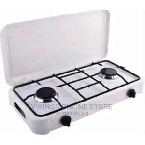 Starlux 2 Burner Gas Cooking Stove – White