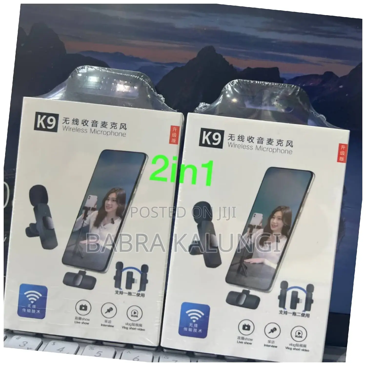 2 in 1 Wireless Microphone for iPhone