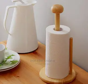 Bamboo Kitchen Tissue Holder/ Toilet Paper Holder