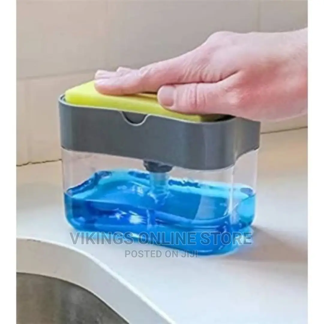 Soap Pump Dispenser and Sponge Holder –