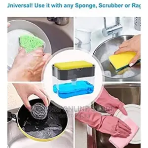 Soap Pump Dispenser and Sponge Holder –