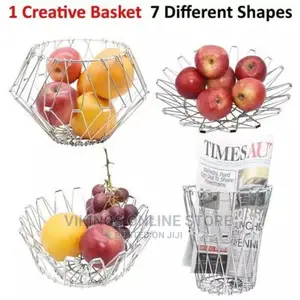 7in1 Adjustable Fruit Basket Multipurpose Storage Organizer