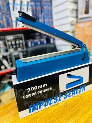 300mm Impulse Heat Sealer Plastic Bag Sealing Machine-Blue