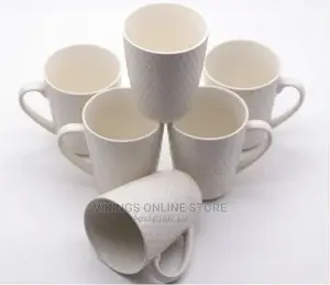 6 Pieces of Mugs/Cups-White