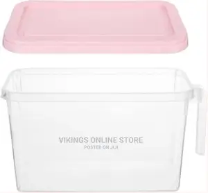 Fridge Storage Organizer Container Bin Box, Pink.