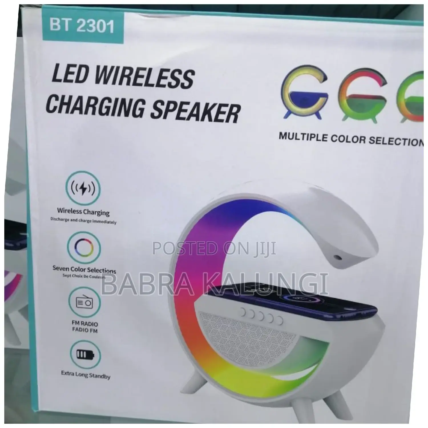 Led Wireless Charging Speaker