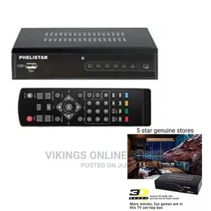 Phelister Free to Air Decoder HD 1080 DVB T2 Terrestrial