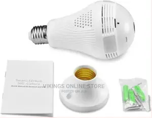 360 Degree Wireless IP Camera Bulb Light Wifi Camera