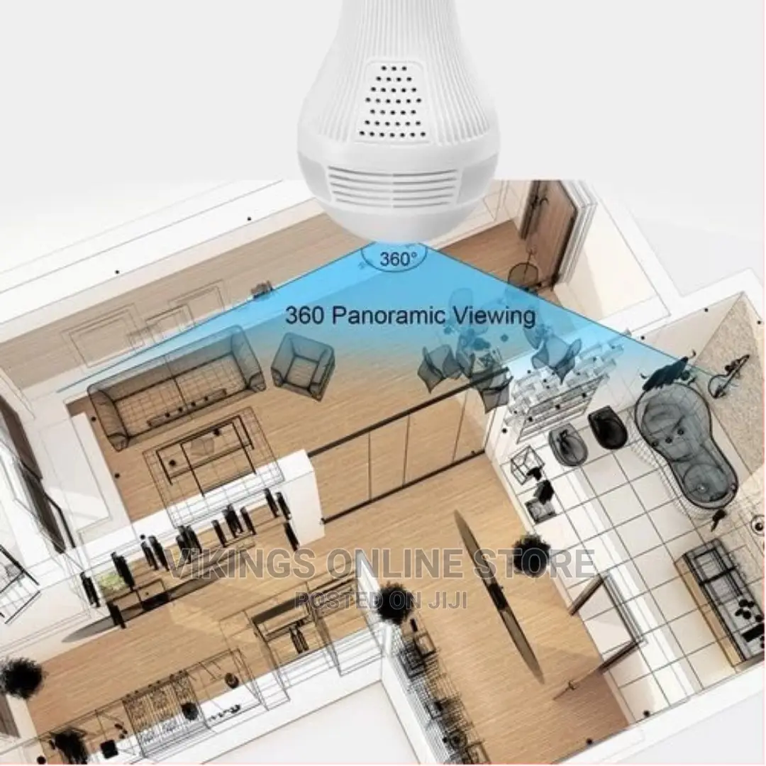 360 Degree Wireless IP Camera Bulb Light Wifi Camera