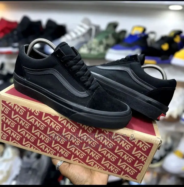 Mens Vans Old Skool Suede Black