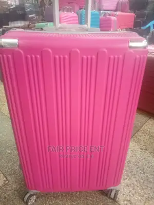 Executive Plastic Suitcase.Extra Large.( Pink)