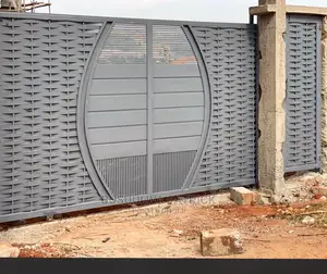 Sliding Gate With a Small Door