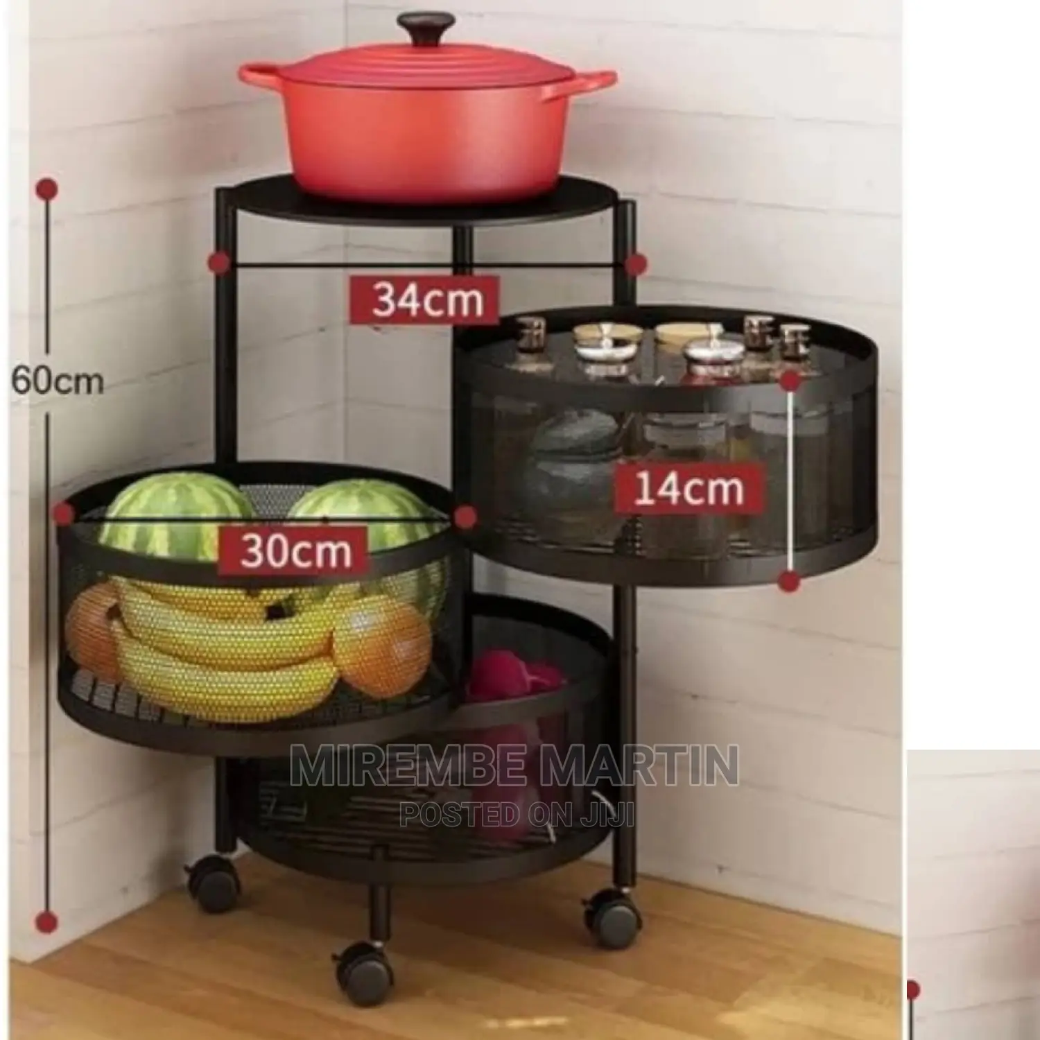 Rotating Vegetable Storage Rack
