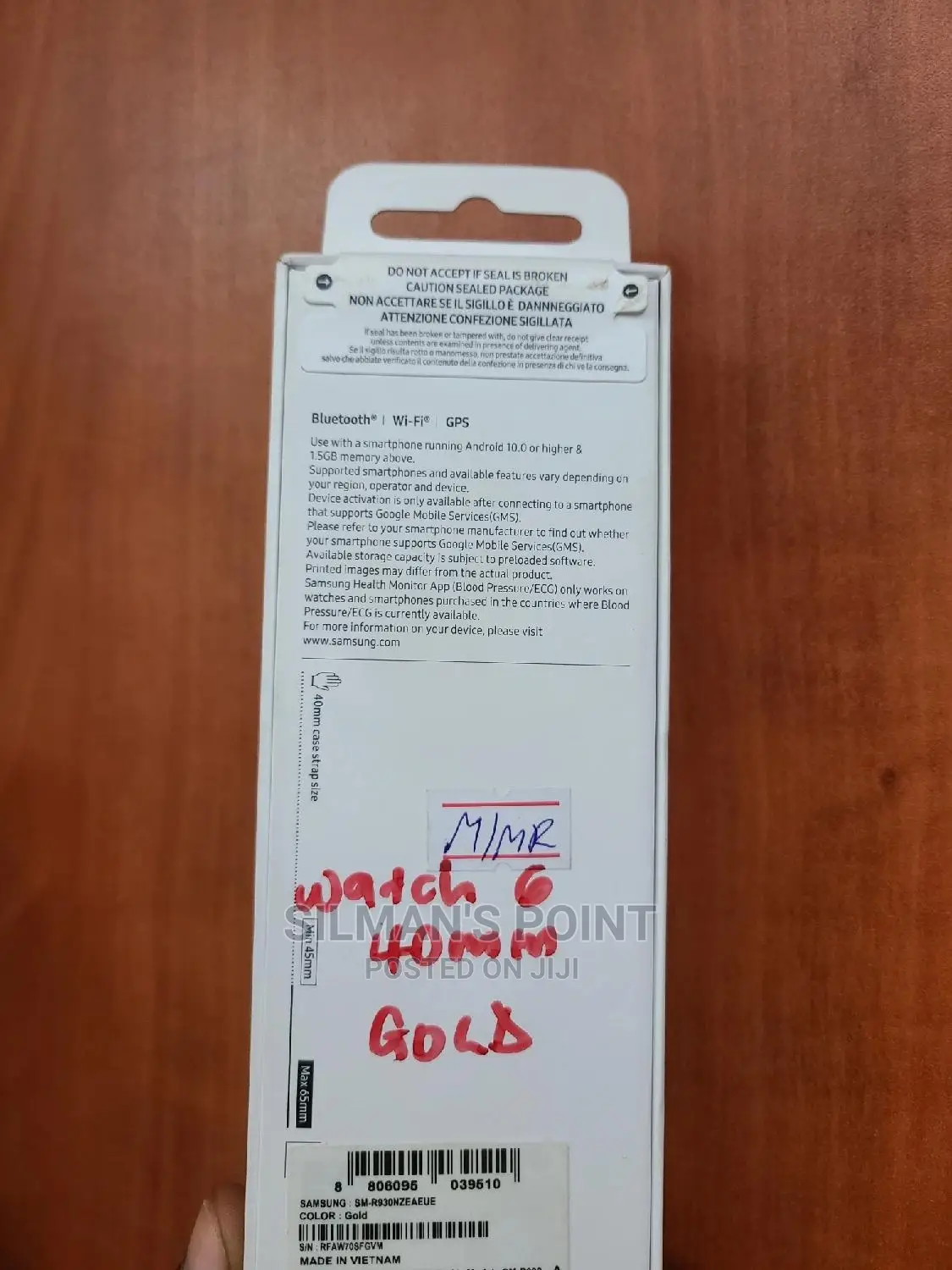 Samsung GALAXY Watch 6 40mm Gold