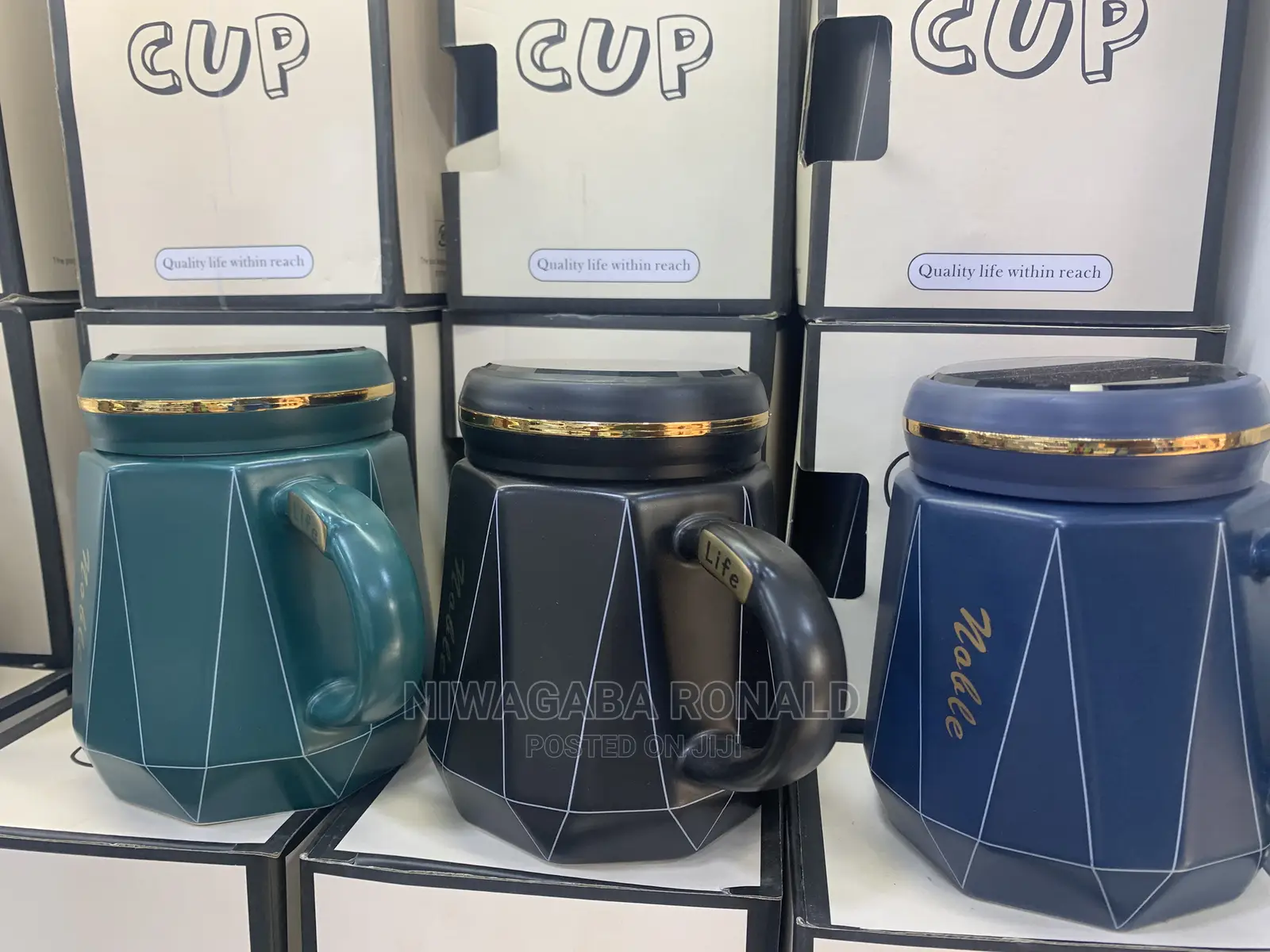 Classic Ceramic Mirror Cup