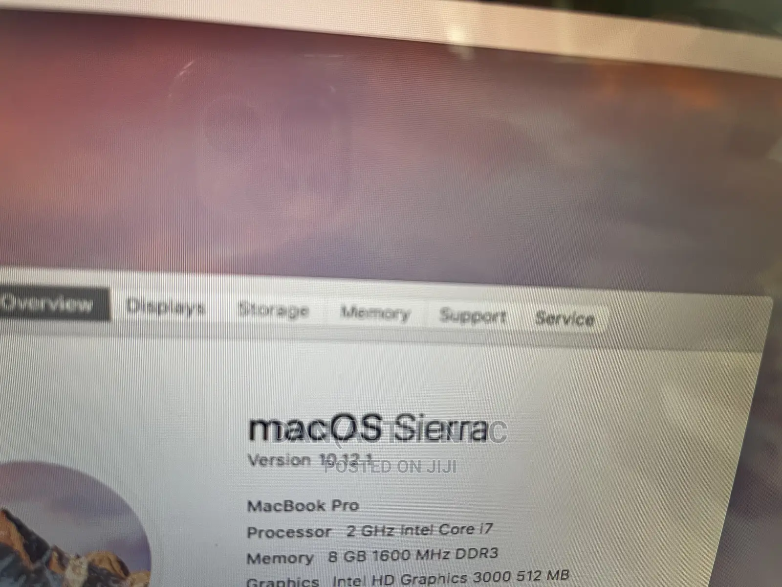 Laptop Apple MacBook Pro 2011 8GB Intel Core I7 HDD 500GB