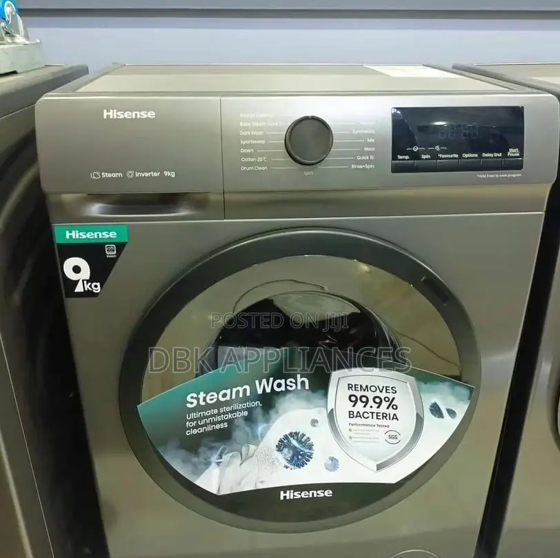 Hisense 9kgs Front Loader Washing Machine With Warranty