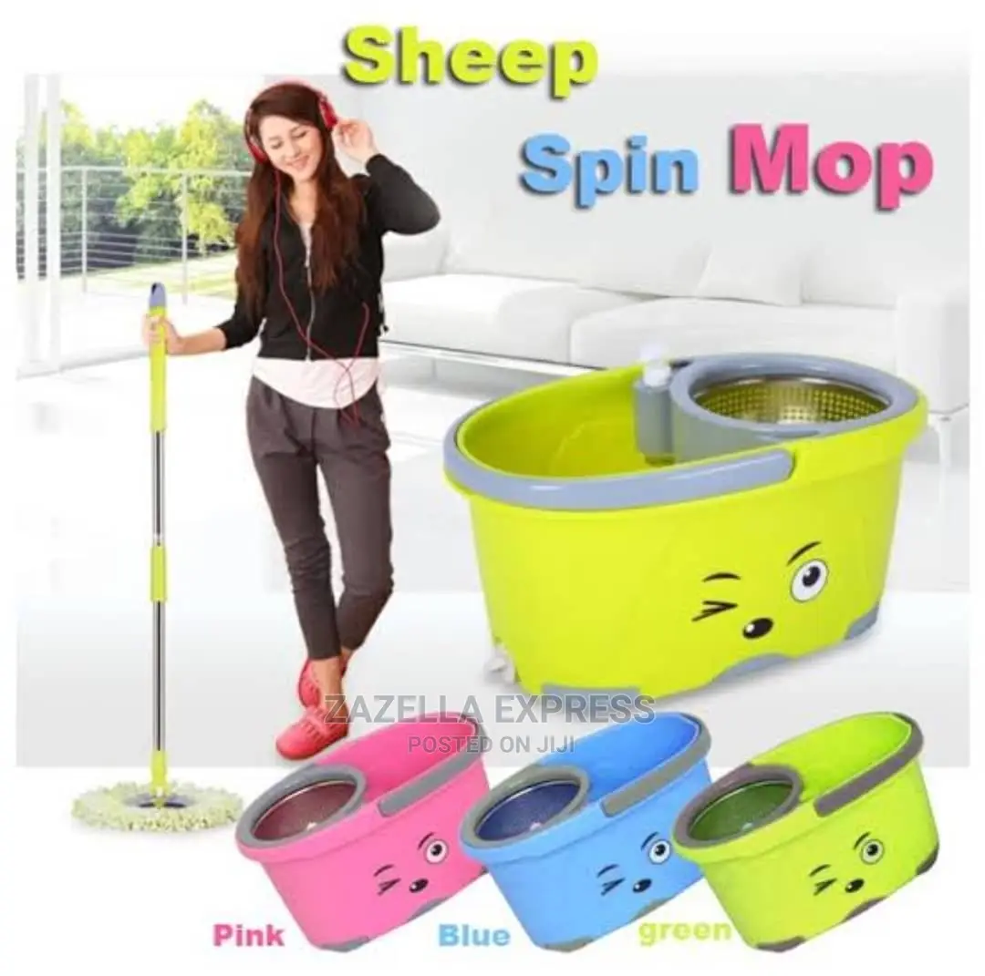 360° Spin Mopper Bucket Set Head Mop