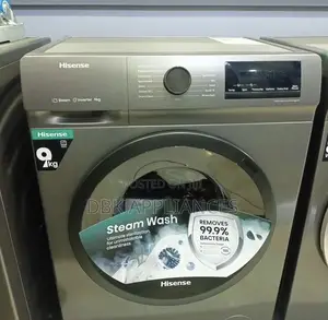 Hisense 9kgs Front Loader Washing Machine With Warranty