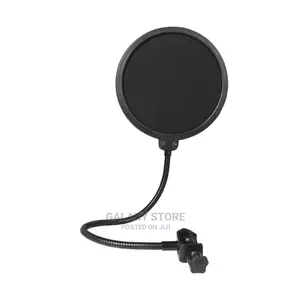 Pop Filter for Microphone Absorber Filter With Stand Clip