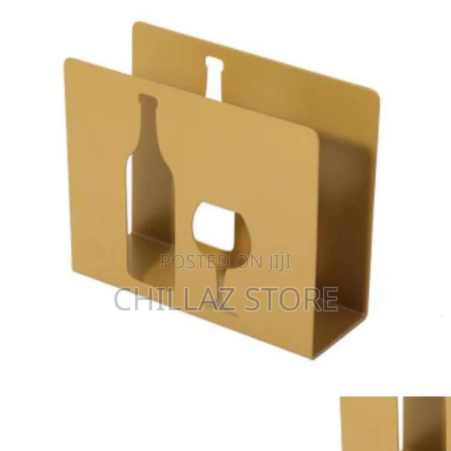 Gold Napkin Holder.