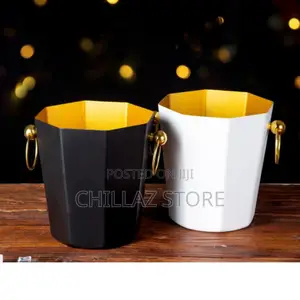 Octagonal Ice Bucket.