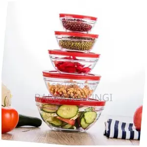 5 PCS Glass Bowl Set