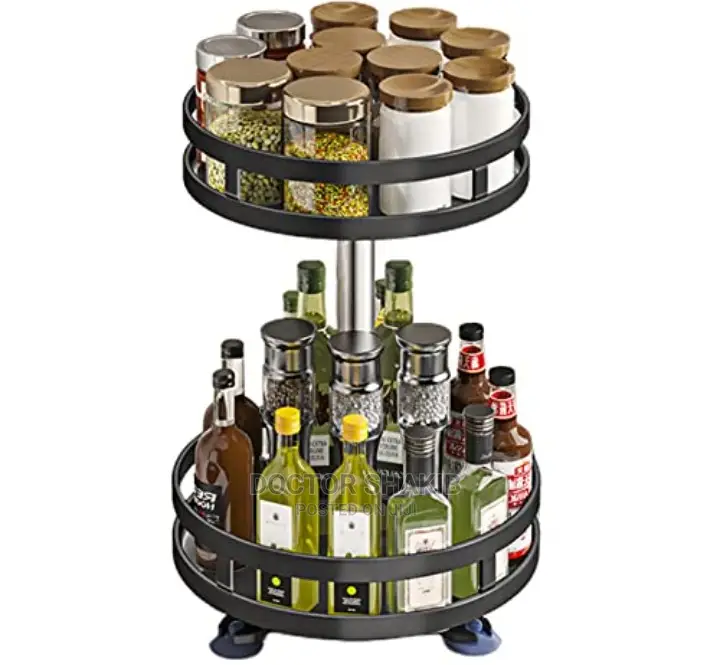 3600 Rotation Multifunction Spice Rack-2 Layers