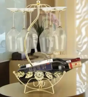 Wine Glass Rack and Bottle Holder