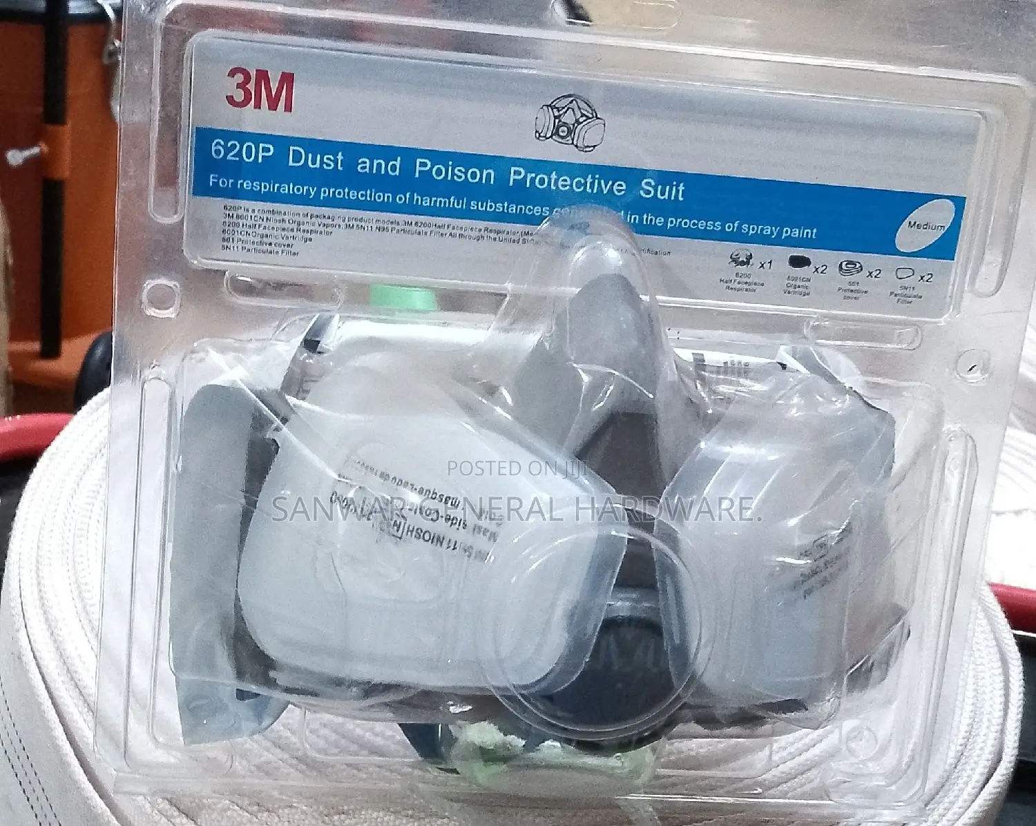3M,Dust And Poison Protective Suit.