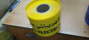 Electrical Underground Warning Tape,6"(500m)