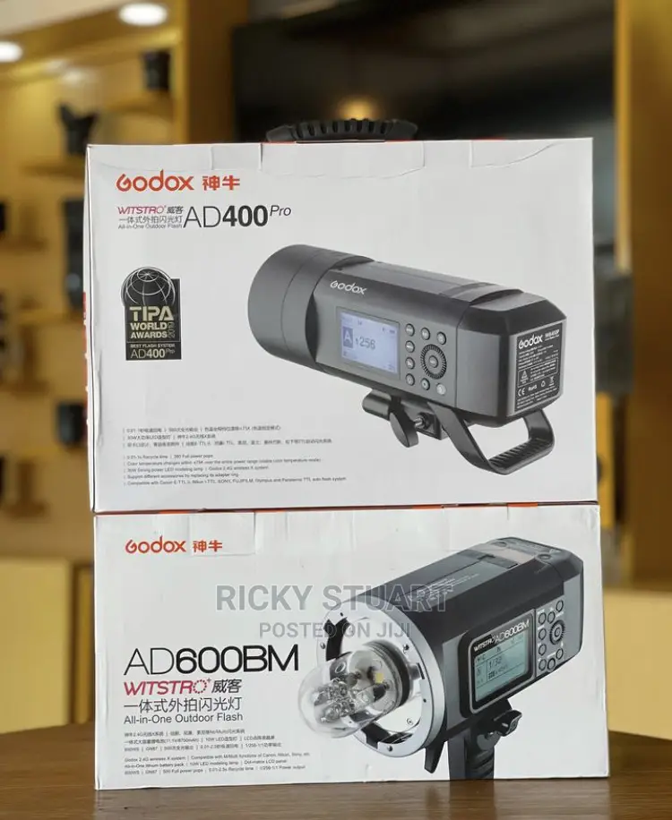 Godox AD600 Ad400pro(Wth Softbox and Astand)