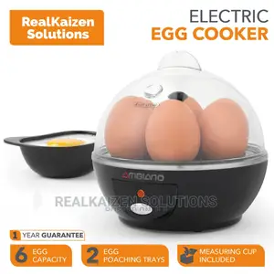 UK AMBIANO Electric Egg Cooker With Tray for Poached Eggs