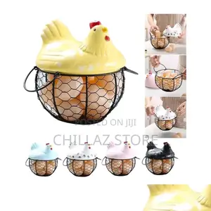 Iron Egg Storage Basket.