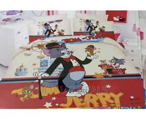 3pcs 4x6 Tom Jerry Themed Kids Duvet-Multicolor