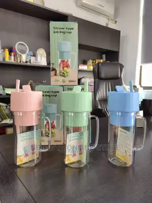 Portable Juice Blender With Straw