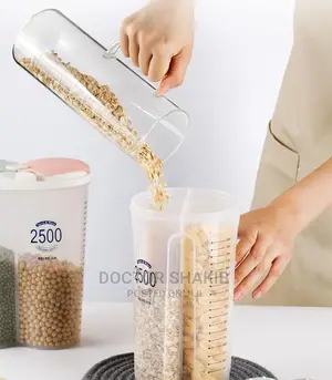 4 Grid Cereal Storage Container